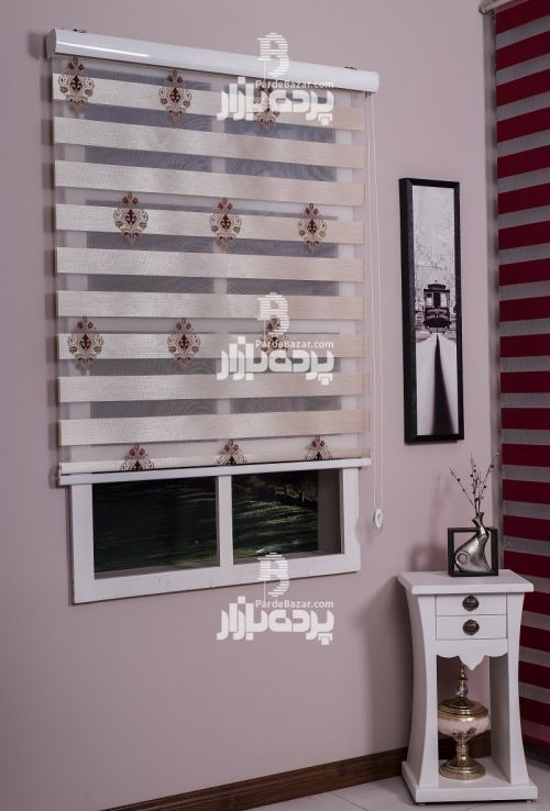 پرده زبرا مدل گلدوزی IPK 8441-Z V-01
